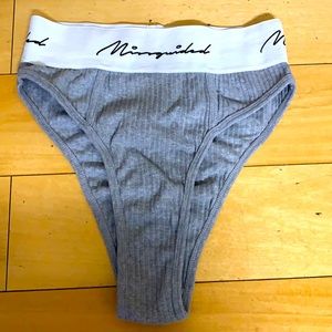 Missguided high waisted underwear with band
